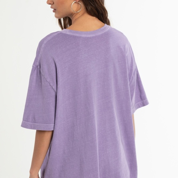 Oversized purple Quicksilver tee - Picture 6 of 6